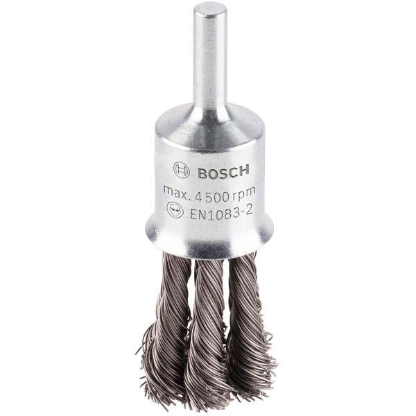 BOSCH PRO Metal heavy krajnja četka, ravni prihvat, 19×0,35 mm - Četka u obliku kičice,plete.žica 19,0,35 (2608622116) Madras doo Beograd Madras doo Beograd