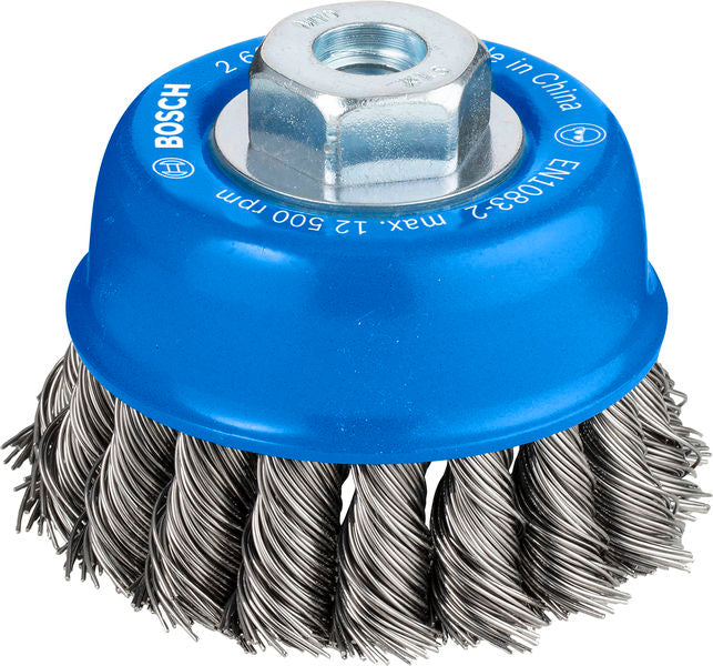 BOSCH PRO Metal heavy lončasta četka, 75×0,5 mm, sa navojem - (2608622063) Madras doo Beograd Madras doo Beograd