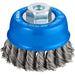 BOSCH PRO Metal heavy lončasta četka, 75×0,5 mm, sa navojem - (2608622063) Madras doo Beograd Madras doo Beograd