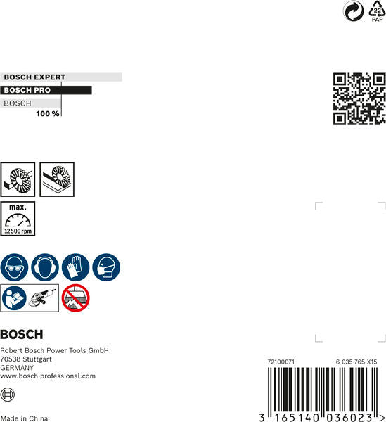 BOSCH PRO Metal heavy oborena četka, 100×0,5 mm, sa navojem - M14 Konus.četka,pletena žica100mm,0,5,12 (2608622011) Madras doo Beograd Madras doo Beograd