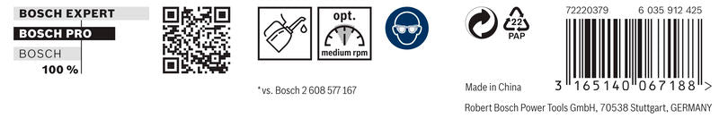 BOSCH PRO Metal HSS-G spiralna burgija velike dužine, 8,5×109×165 mm, 5 kom. - Burgija za metalHSS-G,DIN340 8,5x109x165 (2608596828) Power Tools BOSCH Madras doo Beograd