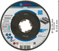 BOSCH PRO Metal lepljena rezna ploča, 115×2,5×22,23 mm, X-Lock, sa uvučenim centrom - X-LOCK rez ploča izv 115x2,5 mm SfMetal (2608619781) Madras doo Beograd Madras doo Beograd