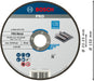 BOSCH PRO Metal lepljena rezna ploča, 150×2,5×22,23 mm - Rezna ploča ravna 150x2,5 mm SfMetal (2608619774) Madras doo Beograd Madras doo Beograd