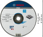 BOSCH PRO Metal lepljena rezna ploča, 230×2,5×22,23 mm - Rezna ploča ravna 230x2,5 mm SfMetal (2608619776) Madras doo Beograd Madras doo Beograd