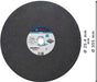 BOSCH PRO Metal lepljena rezna ploča, 355×2,8×25,4 mm - (2608601238) Power Tools BOSCH Madras doo Beograd
