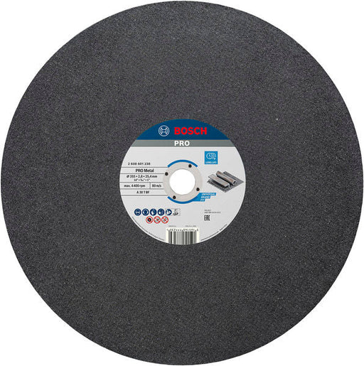 BOSCH PRO Metal lepljena rezna ploča, 355×2,8×25,4 mm - (2608601238) Power Tools BOSCH Madras doo Beograd