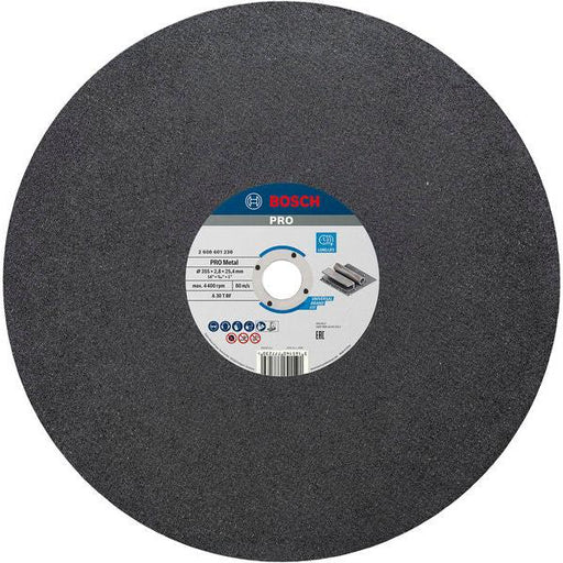 BOSCH PRO Metal lepljena rezna ploča, 355×2,8×25,4 mm - (2608601238) Power Tools BOSCH Madras doo Beograd