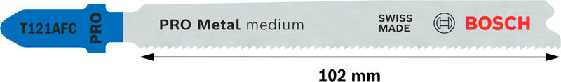 BOSCH PRO Metal medium T121AFC list ubodne testere, 92 mm, 5 kom. - Set listova testere RBP - 5ER T 121 AFC (2608655106) Madras doo Beograd Madras doo Beograd