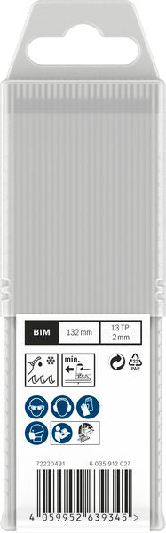 BOSCH PRO Metal Pipes and Profiles T321BF list ubodne testere, 132 mm, 25 kom. - Set listova testere RBP - 25ER T 321 BF (2608655127) Madras doo Beograd Madras doo Beograd