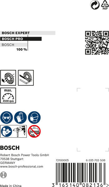 BOSCH PRO Multi Material clean žičana četka, ravni prihvat, 75×0,2 mm - Pločasta četka,talasas.žica 75mm,0,2,16 (2608622054) Madras doo Beograd Madras doo Beograd
