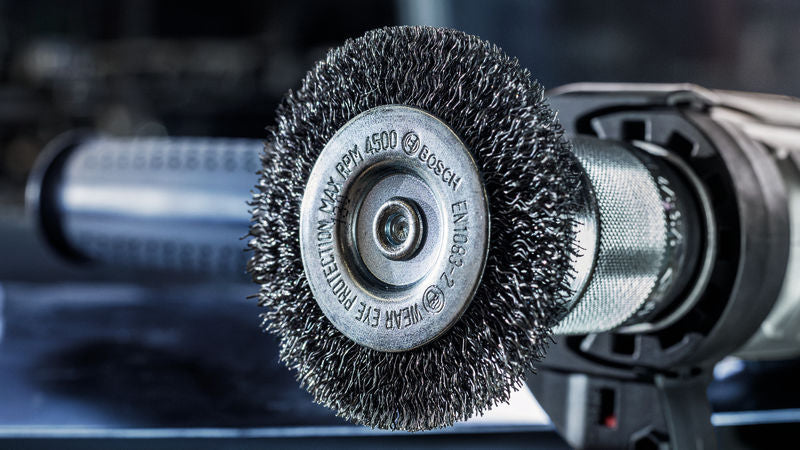 BOSCH PRO Multi Material clean žičana četka, ravni prihvat, 75×0,2 mm - Pločasta četka,talasas.žica 75mm,0,2,16 (2608622054) Madras doo Beograd Madras doo Beograd