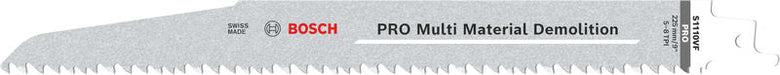 BOSCH PRO Multi Material Demolition S1110VF list testere, 1,6×22× 225 mm, 2 kom. - List sablja testere RBP- 2ER S 1110 VF (2608659004) Madras doo Beograd Madras doo Beograd