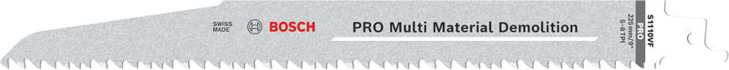 BOSCH PRO Multi Material Demolition S1110VF list testere, 1,6×22× 225 mm, 2 kom. - List sablja testere RBP- 2ER S 1110 VF (2608659004) Madras doo Beograd Madras doo Beograd