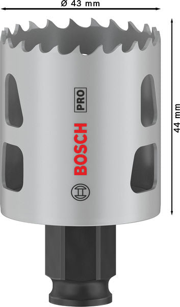 BOSCH PRO Multi Material PC Plus testera za otvore, 43 mm - Testera za otvore P MM B 43MM (2608594383) Power Tools BOSCH Madras doo Beograd
