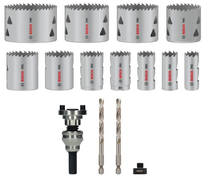 BOSCH PRO Multi Material set testera za otvore sa Q-Lock osovinom, 15 kom. - Komplet testera za otvore T MM B 15P Set (2608901548) Madras doo Beograd Madras doo Beograd