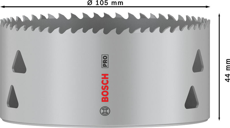 BOSCH PRO Multi Material testera za otvore, 105 mm, sa navojem - Testera za otvore T MM B 105mm (2608901535) Madras doo Beograd Madras doo Beograd