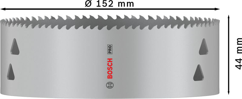 BOSCH PRO Multi Material testera za otvore, 152 mm, sa navojem - Testera za otvore T MM B 152mm (2608901544) Madras doo Beograd Madras doo Beograd