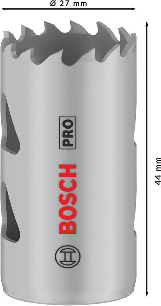 BOSCH PRO Multi Material testera za otvore, 27 mm, sa navojem - Testera za otvore T MM B 27mm (2608901499) Madras doo Beograd Madras doo Beograd