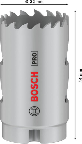 BOSCH PRO Multi Material testera za otvore, 32 mm, sa navojem - Testera za otvore T MM B 32mm (2608901502) Madras doo Beograd Madras doo Beograd