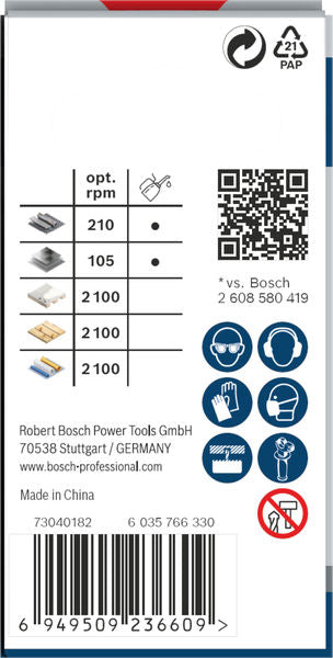 BOSCH PRO Multi Material testera za otvore, 41 mm, sa navojem - Testera za otvore T MM B 41mm (2608901508) Madras doo Beograd Madras doo Beograd