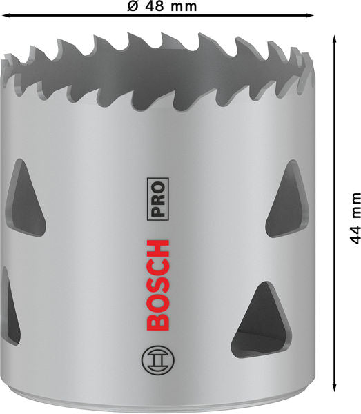 BOSCH PRO Multi Material testera za otvore, 48 mm, sa navojem - Testera za otvore T MM B 48mm (2608901512) Madras doo Beograd Madras doo Beograd