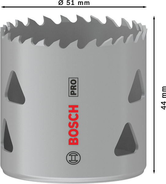 BOSCH PRO Multi Material testera za otvore, 51 mm, sa navojem - Testera za otvore T MM B 51mm (2608901513) Madras doo Beograd Madras doo Beograd