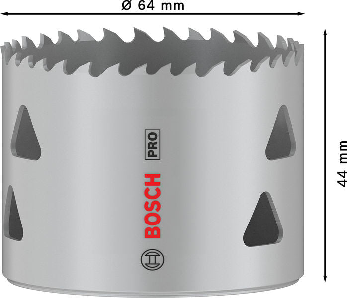 BOSCH PRO Multi Material testera za otvore, 64 mm, sa navojem - Testera za otvore T MM B 64mm (2608901520) Madras doo Beograd Madras doo Beograd