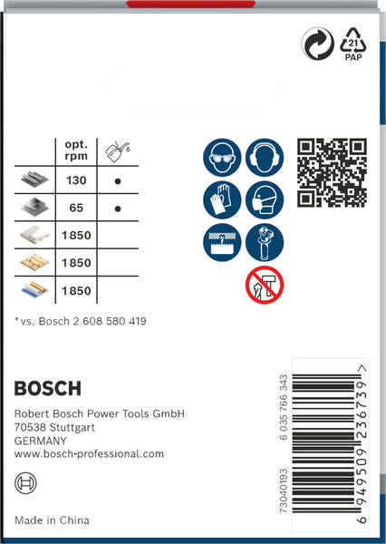 BOSCH PRO Multi Material testera za otvore, 65 mm, sa navojem - Testera za otvore T MM B 65mm (2608901521) Madras doo Beograd Madras doo Beograd