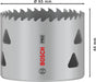 BOSCH PRO Multi Material testera za otvore, 65 mm, sa navojem - Testera za otvore T MM B 65mm (2608901521) Madras doo Beograd Madras doo Beograd