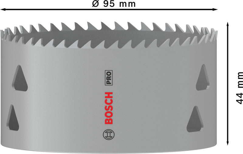 BOSCH PRO Multi Material testera za otvore, 95 mm, sa navojem - Testera za otvore T MM B 95mm (2608901532) Madras doo Beograd Madras doo Beograd