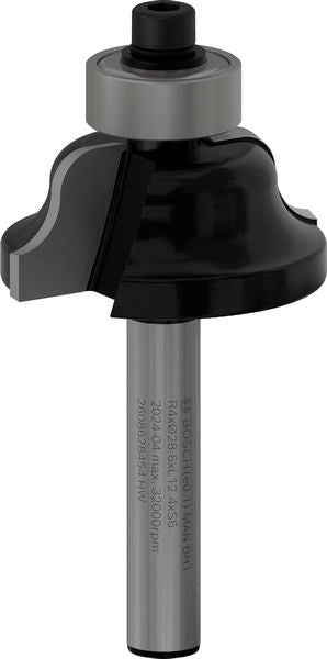 BOSCH PRO nastavak za ukrasno iskošavanje ivica, R 4, prihvat 6 mm - Profilno glodalo 6x28,6x54 (2608628454) Madras doo Beograd Madras doo Beograd