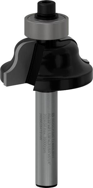 BOSCH PRO nastavak za ukrasno iskošavanje ivica, R 5/32″, prihvat 1/4″ - Profilno glodalo 6,35x28,6x54 (2608628419) Madras doo Beograd Madras doo Beograd