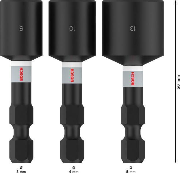 BOSCH PRO Nutsetter Impact, 8×50, 10×50, 13×50 mm, 3 kom. - (2608521U64) Madras doo Beograd Madras doo Beograd