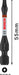 BOSCH PRO P2R2 Impact nastavak, 55 mm, 5 kom. - Umetak uvrtača PRO P2R2 Impact (2608522527) Madras doo Beograd Madras doo Beograd