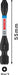 BOSCH PRO Phillips Impact nastavak, PH2, 55 mm, 2 kom. - Umetak uvrtača PRO PH2 Impact (2608522520) Madras doo Beograd Madras doo Beograd