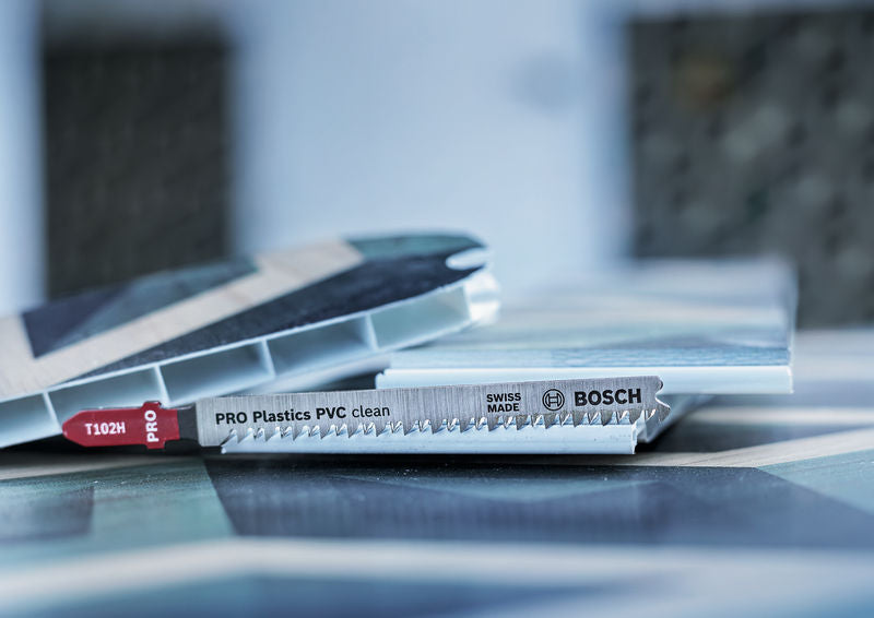 BOSCH PRO Plastics PVC clean T102H list ubodne testere, 100 mm, 3 kom. - Set listova testere RBP- 3ER T 102 H (2608667050) Madras doo Beograd Madras doo Beograd