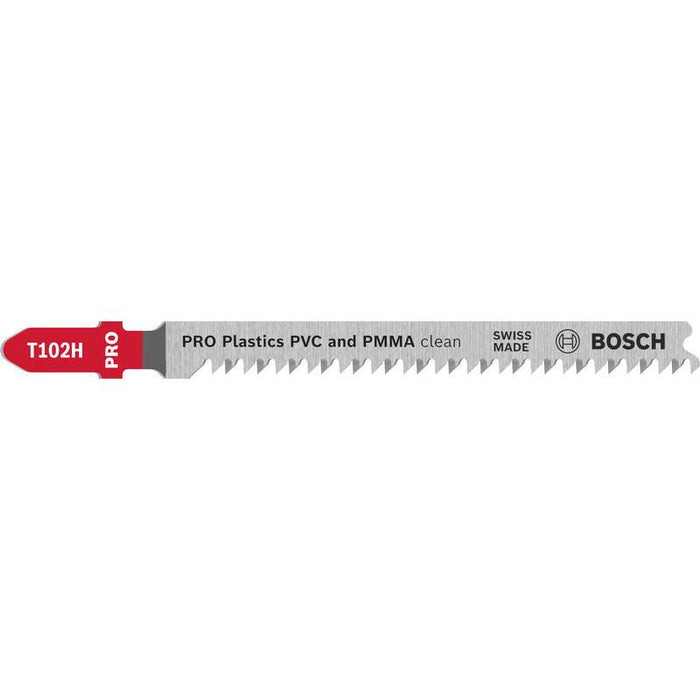 BOSCH PRO Plastics PVC clean T102H list ubodne testere, 100 mm, 3 kom. - Set listova testere RBP- 3ER T 102 H (2608667050) Madras doo Beograd Madras doo Beograd