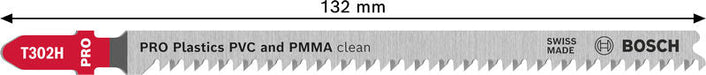 BOSCH PRO Plastics PVC clean T302H list ubodne testere, 132 mm, 5 kom. - Set listova testere RBP- 5ER T 302 H (2608667053) Madras doo Beograd Madras doo Beograd