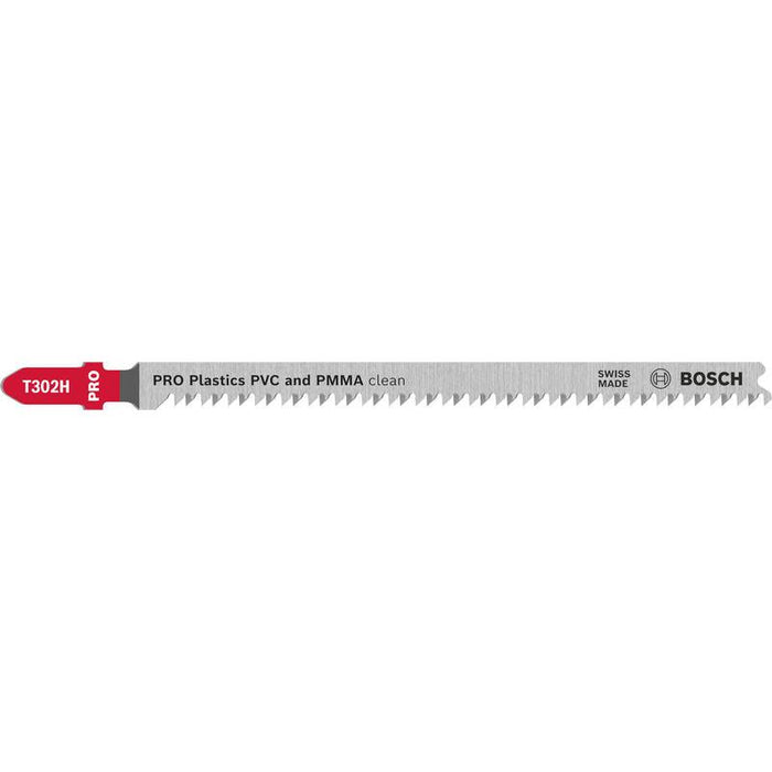 BOSCH PRO Plastics PVC clean T302H list ubodne testere, 132 mm, 5 kom. - Set listova testere RBP- 5ER T 302 H (2608667053) Madras doo Beograd Madras doo Beograd