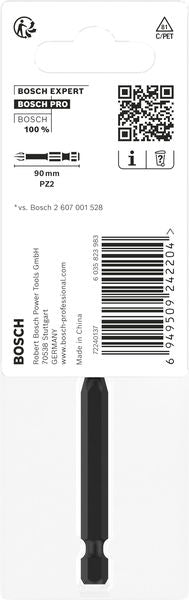 BOSCH PRO Pozidriv Impact nastavak, PZ2, 90 mm - Umetak uvrtača PRO PZ2 Impact (2608522547) Madras doo Beograd Madras doo Beograd