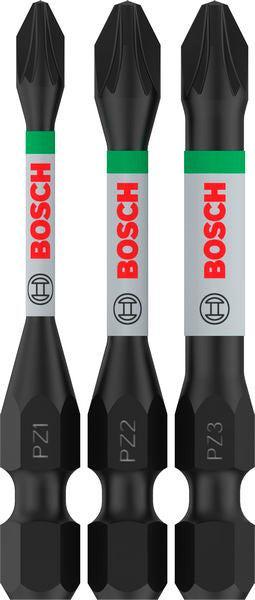 BOSCH PRO PZ Impact nastavci, PZ1, PZ2, PZ3, 55 mm, 3 kom. - Umetak uvrtača PRO PZ Impact Set (2608521U57) Madras doo Beograd Madras doo Beograd