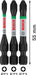 BOSCH PRO PZ Impact nastavci, PZ1, PZ2, PZ3, 55 mm, 3 kom. - Umetak uvrtača PRO PZ Impact Set (2608521U57) Madras doo Beograd Madras doo Beograd
