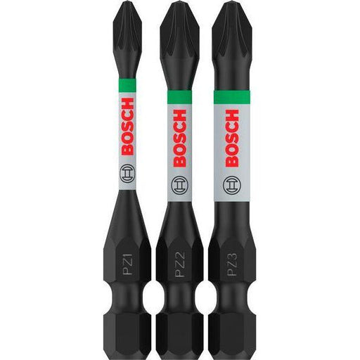 BOSCH PRO PZ Impact nastavci, PZ1, PZ2, PZ3, 55 mm, 3 kom. - Umetak uvrtača PRO PZ Impact Set (2608521U57) Madras doo Beograd Madras doo Beograd