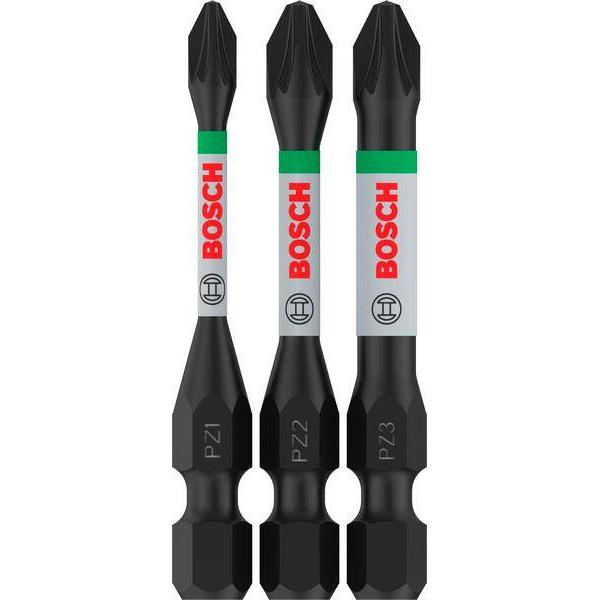 BOSCH PRO PZ Impact nastavci, PZ1, PZ2, PZ3, 55 mm, 3 kom. - Umetak uvrtača PRO PZ Impact Set (2608521U57) Madras doo Beograd Madras doo Beograd
