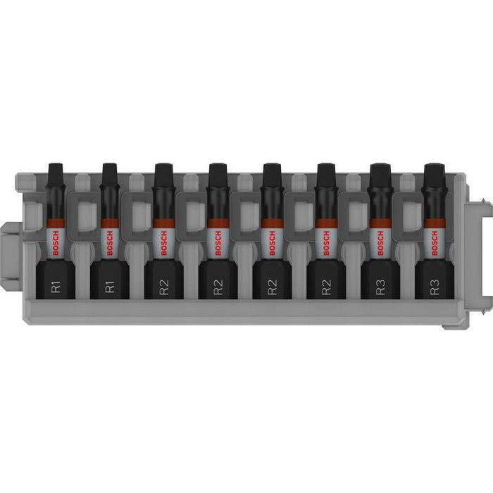 BOSCH PRO R Impact nastavci, R1 (×2), R2 (×4), R3 (×2), 55 mm, 8 kom. - Komplet umetaka uvrtača PRO R Impact Set (2608521U58) Madras doo Beograd Madras doo Beograd