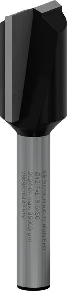 BOSCH PRO ravno glodalo, dva žleba, Ø 12,7×L 19,6, prihvat 6 mm - Glodalo za žljebove 6x12,7x51 (2608628443) Madras doo Beograd Madras doo Beograd