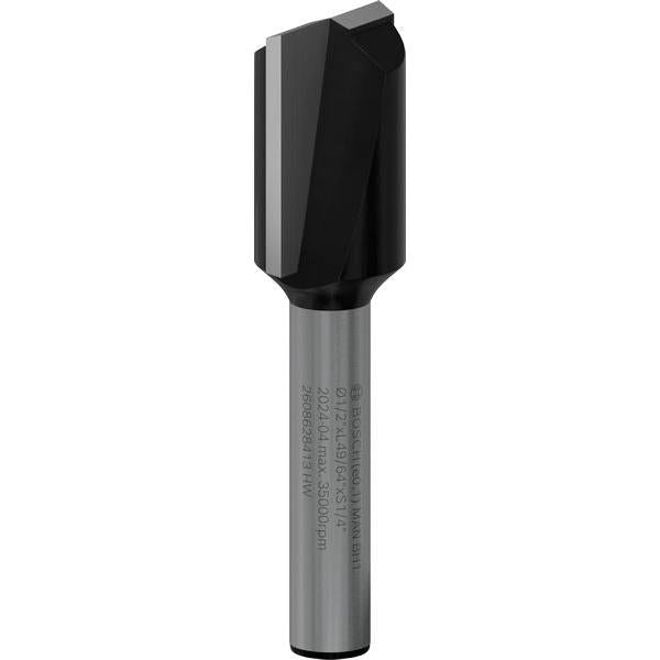 BOSCH PRO ravno glodalo, dva žleba, Ø 1/2×L 49/64", prihvat 1/4" - Glodalo za žljebove 6,35x12,7x51 (2608628413) Madras doo Beograd Madras doo Beograd