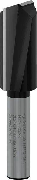 BOSCH PRO ravno glodalo, dva žleba, Ø 14×L 30, prihvat 8 mm - Glodalo za poluok. kanale Straight Bit (2608629678) Madras doo Beograd Madras doo Beograd