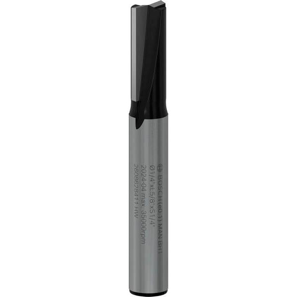 BOSCH PRO ravno glodalo, dva žleba, Ø 1/4×L 5/8", prihvat 1/4" - Glodalo za žljebove 6,35x6,5x48 (2608628411) Madras doo Beograd Madras doo Beograd