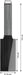 BOSCH PRO ravno glodalo, dva žleba, Ø 16×L 30, prihvat 8 mm - Glodalo za poluok. kanale Straight Bit (2608629679) Madras doo Beograd Madras doo Beograd